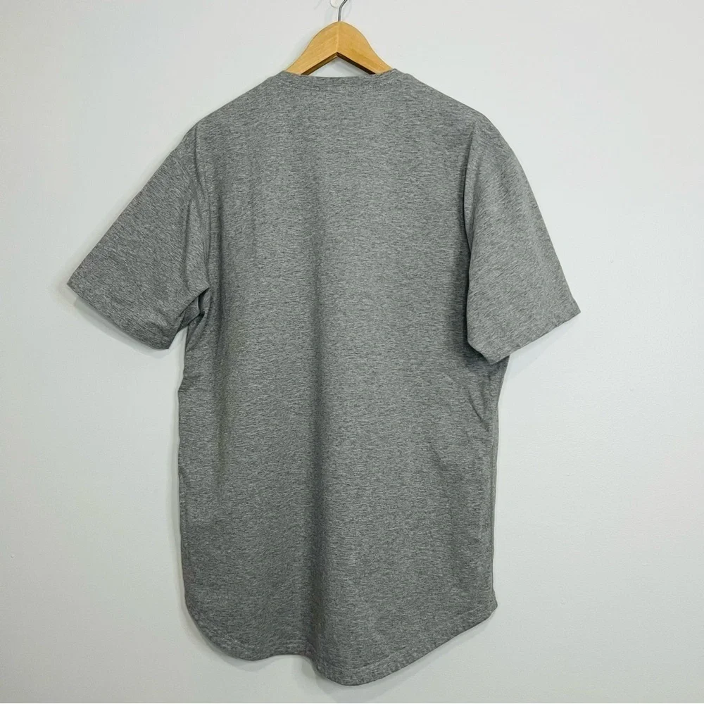 BYLT Signature Henley Drop-Cut Short Sleeve Shirt Large
